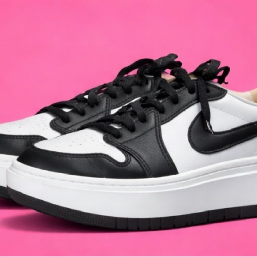 🖤 Nike Air Jordan 1 Elevate Low Panda Black White Platform Women’s Size 12 NWOT